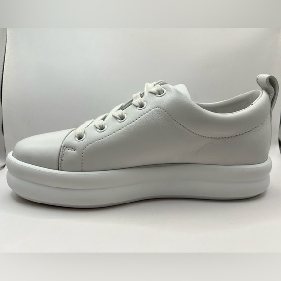 SOLD Hermes Happy Sneakers 37 White Calfskin - Picture 4 of 12